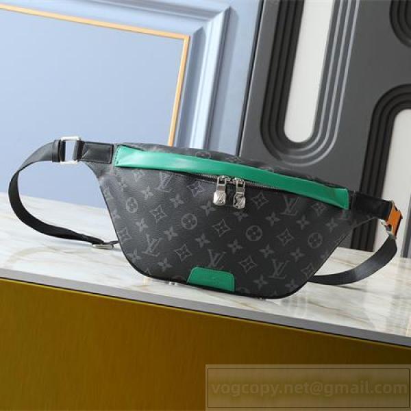 ルイヴィトン 偽物 ボディバッグ シャドウ グリーンアクセント スポーティクロスベルト ウエスト LOUIS VUITTON