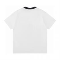 新作入荷 アミ パリス コピー Tシャツ アーチロゴ刺繍 バイカラーネック ユニセックス AMI PARIS