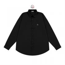 モンクレール 偽物 シャツ ワンポイントロゴ入り 長袖シンプル ビジネス＆カジュアル両用 MONCLER