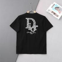 ディオール コピー オブリークロゴバックプリント Tシャツ モノグラム風 モードスタイル クリ DIOR