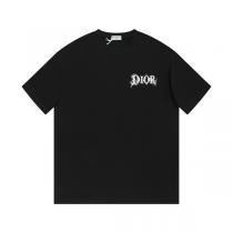 DIOR スーパーコピー Tシャツ スプラッシュアートロゴ 両面プリント モード×ストリート融合 ディオール