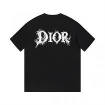 DIOR スーパーコピー Tシャツ スプラッシュアートロゴ 両面プリント モード×ストリート融合 ディオール