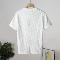 ディオール スーパーコピー Tシャツ 総柄モノグラムジャカード Vネック仕様 高級立体織りデザイン DIOR