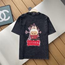 CHROME HEARTS 偽物 Tシャツ ヴィンテージウォッシュ×キャラクター刺繍 ポップ×ロック クロムハーツ