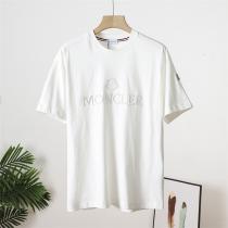 MONCLER スーパーコピー Tシャツ 立体ロゴ刺繍 シンプルモードなワンポイントデザイン モンクレール