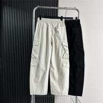 プラダ コピー 三角ロゴパッチ付き ワイドカーゴス ウェットパンツ 話題 PRADA