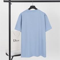 DIOR コピー クラシックロゴ刺繍 クルーネック ショートスリーブTシャツ ディオール