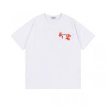 オフホワイト コピー Tシャツ カラーブラッシュアローロゴ アートグラフィックデザイン Off-White
