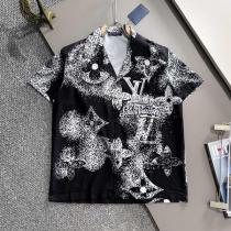 ルイヴィトン コピー スプラッシュアート 半袖シャツ＆ショートパンツ 上下セット モード LOUIS VUITTON