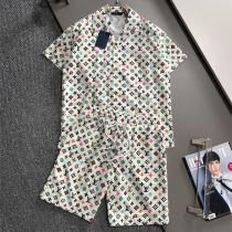 LOUIS VUITTON スーパーコピー マルチカラーモノグラム 総柄 上下セット ホワイトベース ルイヴィトン
