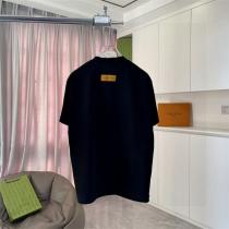 ルイヴィトン 偽物 手書き風 グラフィックプリント Tシャツ パープル カジュアルアート LOUIS VUITTON