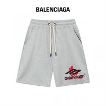 BALENCIAGA コピー ハーフパンツ スポーティロゴプリント カジュアルショーツ バレンシアガ