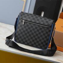 ルイヴィトン 偽物 ショルダーバッグ ダミエ・グラフィット ブルーエッジ メッセンジャー LOUIS VUITTON