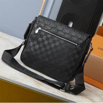  LOUIS VUITTON コピー ショルダーバッグ ダミエ・インフィニ オールブラック メッセンジャー ルイヴィトン