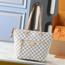 LOUIS VUITTON スーパーコピー トートバッグ ダミエ・エベヌ ジップ付きショッパー ルイヴィトン