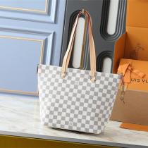 LOUIS VUITTON スーパーコピー トートバッグ ダミエ・エベヌ ジップ付きショッパー ルイヴィトン
