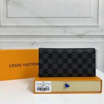 ルイヴィトン コピー 財布 ダミエ・グラフィット ポルトフォイユ・ブラザ 長財布 LOUIS VUITTON
