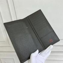  ルイヴィトン コピー 財布 ダミエエベヌ コンパクトロングウォレット シンプルライン LOUIS VUITTON