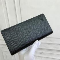 LOUIS VUITTON スーパーコピー 財布 エピレザー ブラックフォールド シグネチャーモデル ルイヴィトン