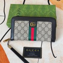  Gucc1 スーパーコピー 財布 GGスプリーム ラウンドジップウォレット ウェブストライプ仕様 Gucc1