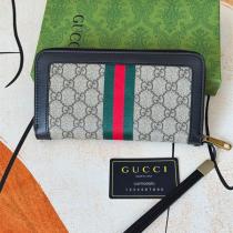  Gucc1 スーパーコピー 財布 GGスプリーム ラウンドジップウォレット ウェブストライプ仕様 Gucc1