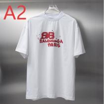 BALENCIAGA 偽物 スプレーペイントロゴTシャツ グラフィティ風デザイン ホワイトコットン バレンシアガ