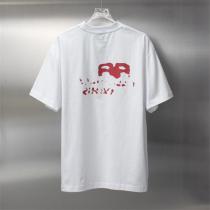 BALENCIAGA 偽物 スプレーペイントロゴTシャツ グラフィティ風デザイン ホワイトコットン バレンシアガ