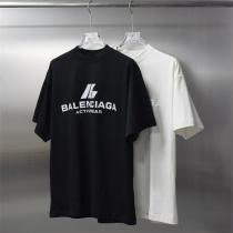 バレンシアガ スーパーコピー アクティブウェアロゴTシャツ スポーツモード ブラック＆ホワイト BALENCIAGA