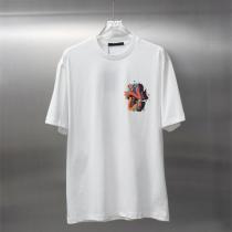 LOUIS VUITTON スーパーコピー アートペイントパターンTシャツ カラフル抽象 ブラック＆ホワイト ルイヴィトン