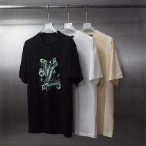  ルイヴィトン コピー モノグラムペイントアートTシャツ グラフィティLVロゴプリント 3色展開 LOUIS VUITTON