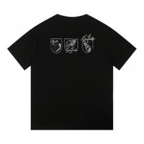 LOUIS VUITTON コピー シェルモチーフプリントTシャツ マリンテイストデザイン 前後アート入り ルイヴィトン