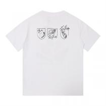 LOUIS VUITTON コピー シェルモチーフプリントTシャツ マリンテイストデザイン 前後アート入り ルイヴィトン