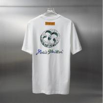 ルイヴィトン 偽物 モノグラムフラワーバックプリントTシャツ 虹色ロゴ＆ラグジュアリー LOUIS VUITTON