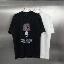 レア LOUIS VUITTON コピー アーティストコラボプリントTシャツ プレミアム キャラクター入り ルイヴィトン