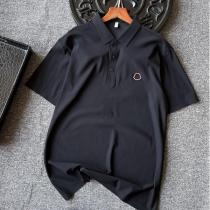 MONCLER スーパーコピー クラシックワントーンポロシャツ トリコロールロゴ刺繍入り モンクレール