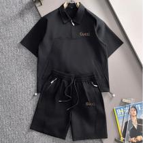 Gucc1 コピー セットアップ メンズ 半袖シャツ＆ショートパンツ カジュアル 上下セット Gucc1