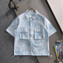  MONCLER 偽物 カーゴシャツセットアップ メンズ高品質サマーデザイン コーデセット モンクレール
