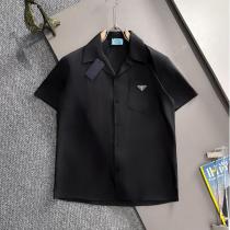 プラダ スーパーコピー オープンカラーシャツ＆ショーツセット 上質シルエット半袖上下セット PRADA 