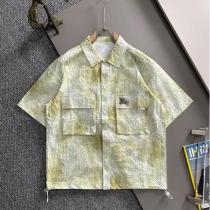 BURBERRY コピー カーゴスタイルシャツ＆ショーツセット サマータイダイ上下2点セット バーバリー