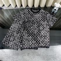 ルイヴィトン 偽物 総柄デザイン半袖トップス＆ハーフパンツセット クラシック セット LOUIS VUITTON