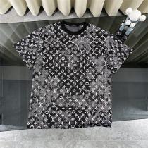 ルイヴィトン 偽物 総柄デザイン半袖トップス＆ハーフパンツセット クラシック セット LOUIS VUITTON