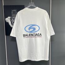 BALENCIAGA コピー Tシャツ スポーツロゴ＆メッセージプリント入り カジュアル半袖トップス バレンシア