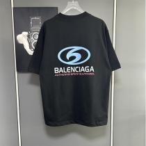 BALENCIAGA コピー Tシャツ スポーツロゴ＆メッセージプリント入り カジュアル半袖トップス バレンシア