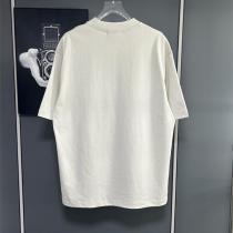 BALENCIAGA コピー Tシャツ BBロゴ刺繍入り クルーネック 半袖トップス シンプル 2色展開 バレンシアガ