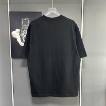 BALENCIAGA コピー Tシャツ BBロゴ刺繍入り クルーネック 半袖トップス シンプル 2色展開 バレンシアガ