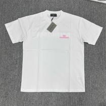 バレンシアガ コピー Tシャツ ピクセルロゴプリントデザイン 半袖トップス 2色展開 プレミアム BALENCIAGA
