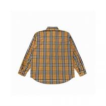 BURBERRY 偽物 シャツ クラシックチェック長袖 ボタンダウン ブラウン系 着心地抜群 バーバリー