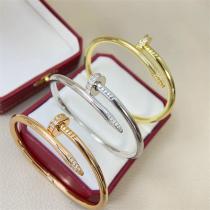 入手困難 カルティエ コピー ブレスレット Juste un Clou風 ダイヤ装飾 バングル 上質 Cartier