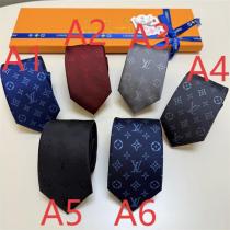 ルイヴィトン コピー ネクタイ モノグラム総柄 シルク素材 ビジネスギフト対応 LOUIS VUITTON