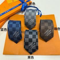 新作 ルイヴィトン コピー ネクタイ ダミエ柄 シルク ビジネス モードスタイル LOUIS VUITTON